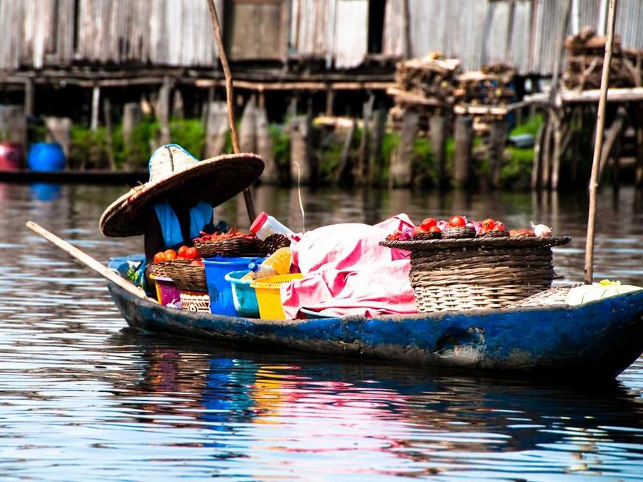 Marché Flottant au Bénin